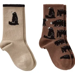 Outlet 2-Pack GOTS Korfu Strumpor Black Bear Barn Underkläder