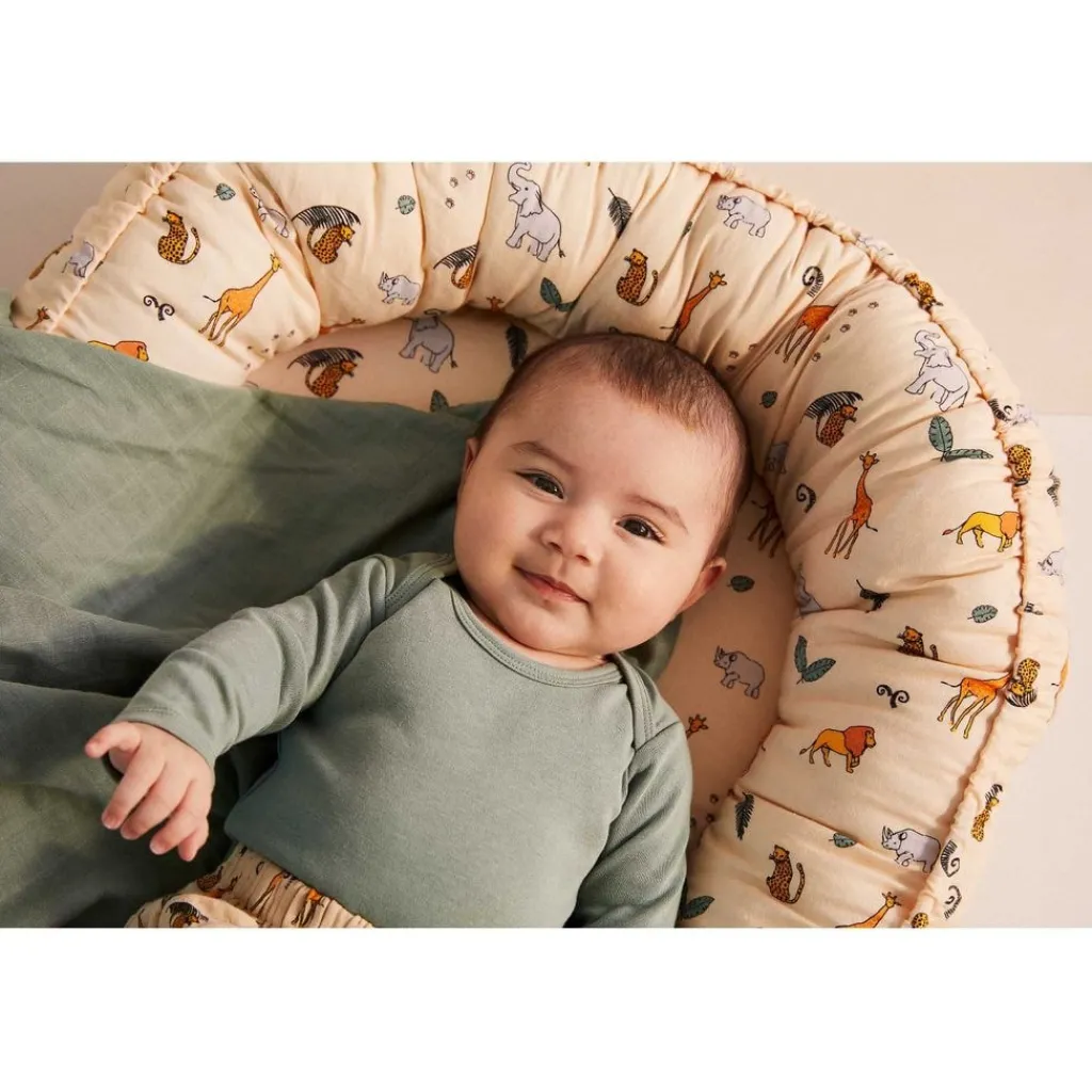 Outlet 2-Pack GOTS Muslinfiltar Gröna Baby Sova