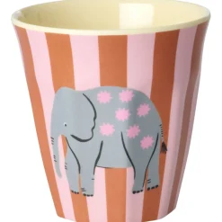 Sale 6-Pack Small Bägare I Melamin Pink Fun Fair Äta & Dricka