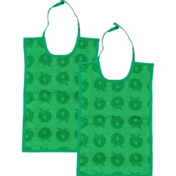 2-Pack Stora Bib Apples Green Nappflaskor & Hakklappar