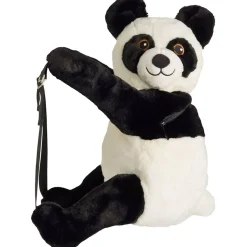 Outlet Panda Backpack Black White Barn Accessoarer