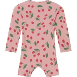 New Paros Mönstrad UV-Dräkt Med Hallon Woody Rose Barn Uv-Kläder & Badkläder
