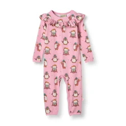 Outlet Paula Långärmad Babydräkt Med Cirkus Rosa Lace Barn Bodys & Bodysuits