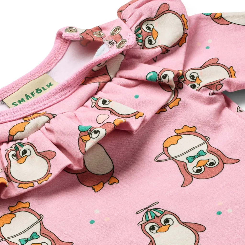 Outlet Paula Långärmad Babydräkt Med Cirkus Rosa Lace Barn Bodys & Bodysuits