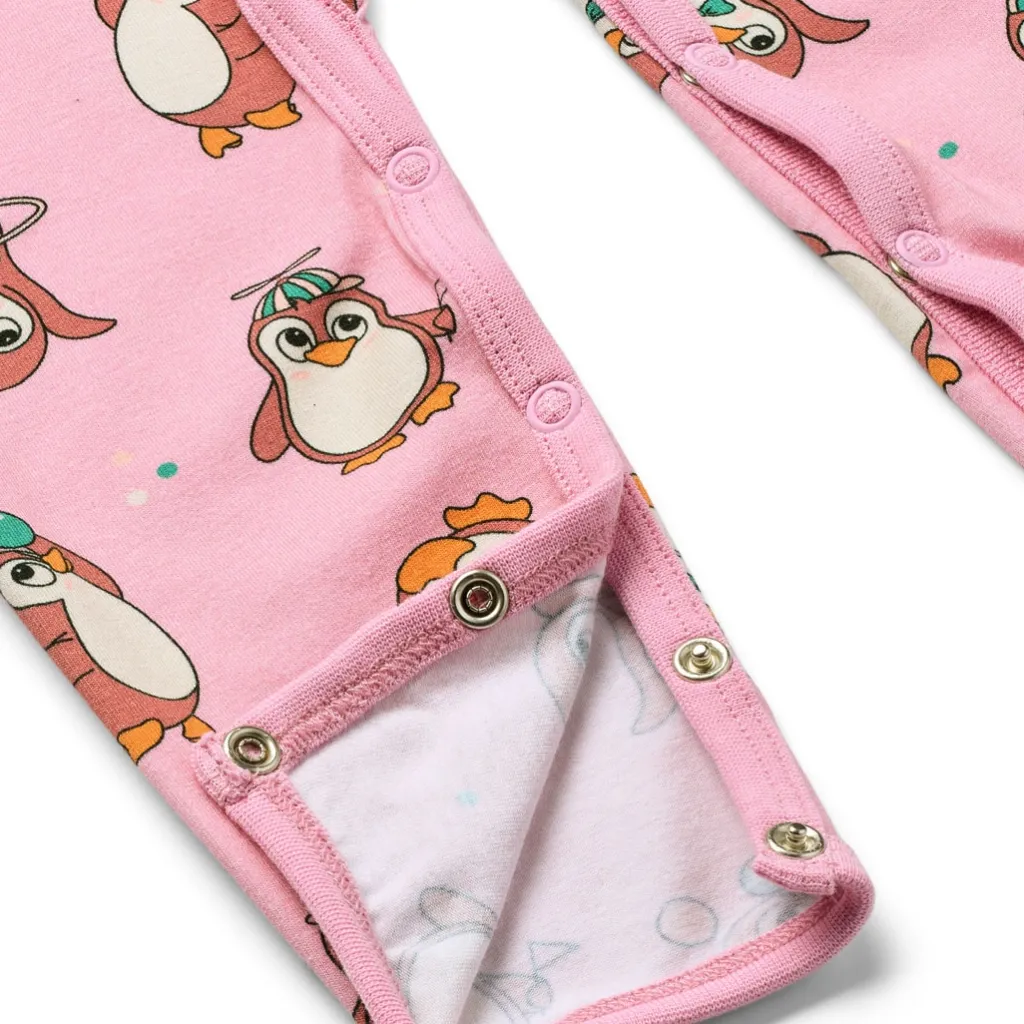 Outlet Paula Långärmad Babydräkt Med Cirkus Rosa Lace Barn Bodys & Bodysuits