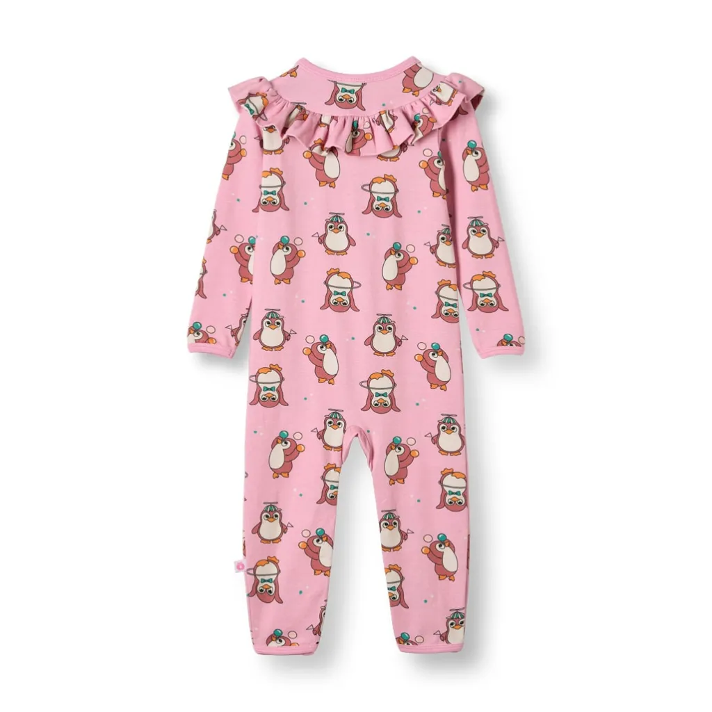 Outlet Paula Långärmad Babydräkt Med Cirkus Rosa Lace Barn Bodys & Bodysuits