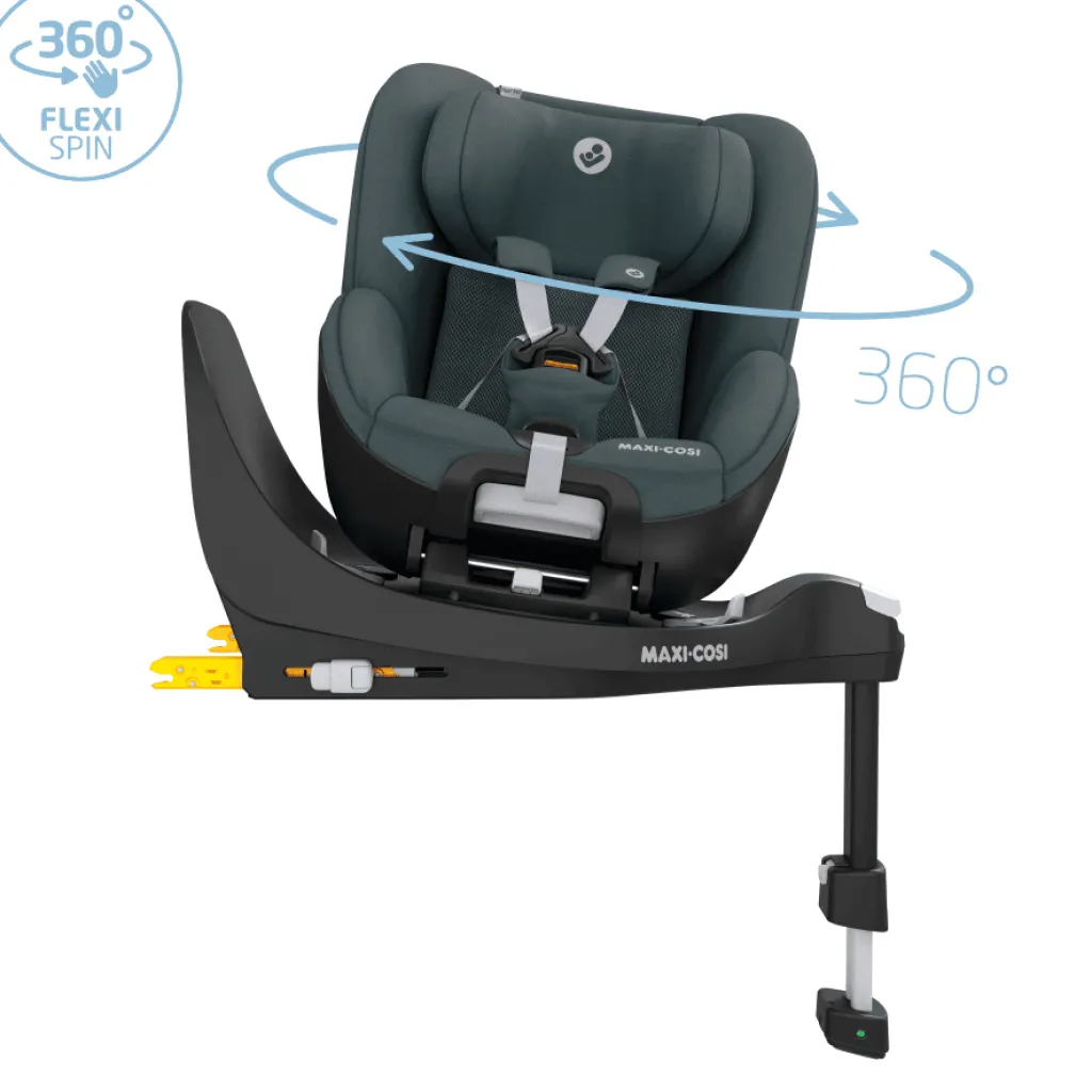 Clearance Pearl 360 Bilbarnstol 3M-4Y / 0-17,4 Kg Authentic Graphite Barn Bilbarnstolar