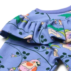 Discount Pinova Långärmad Topp Med Fåglar Och Blommor Lila Purple Delight Barn Tröjor & Toppar