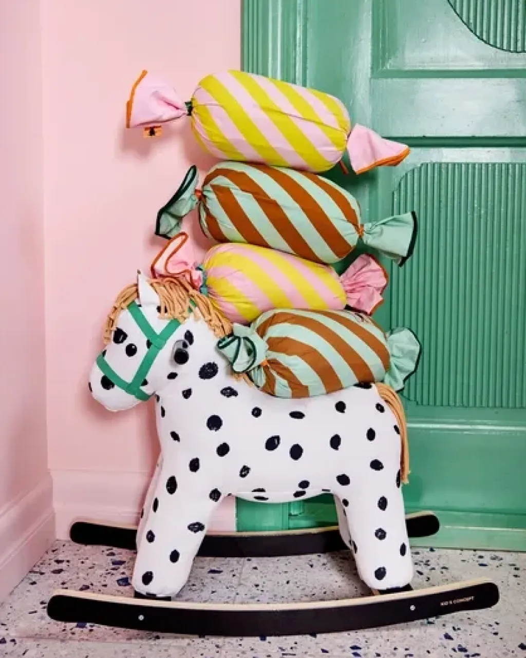 Sale Pippi Kudde Green Bäddtextilier