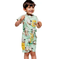 Outlet Pirate Ships Shorts Minty Green Tea Barn Byxor & Shorts