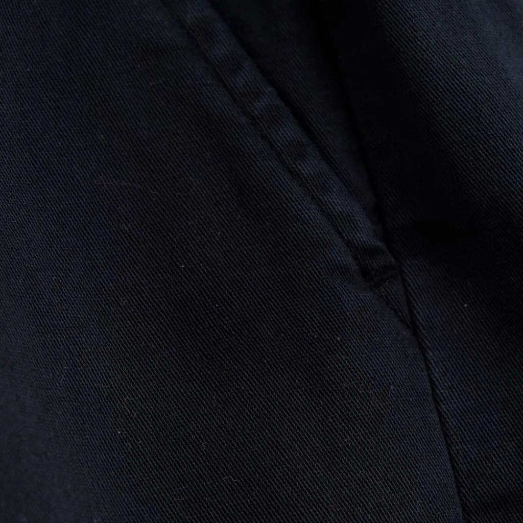 New Plain Twill Byxor Dark Navy Barn Byxor & Shorts