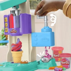 Clearance Rainbow Swirl Ice Cream-lekset Kreativitet