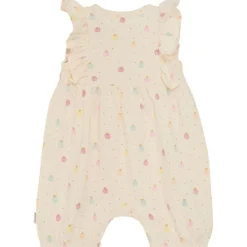 Outlet Playsuit Aop White Swan Barn Bodys & Bodysuits