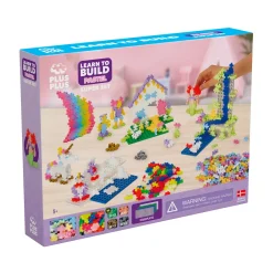 New ® Pastell Lär Dig Bygga Super Set 1200 Bitar Byggklossar & Lego
