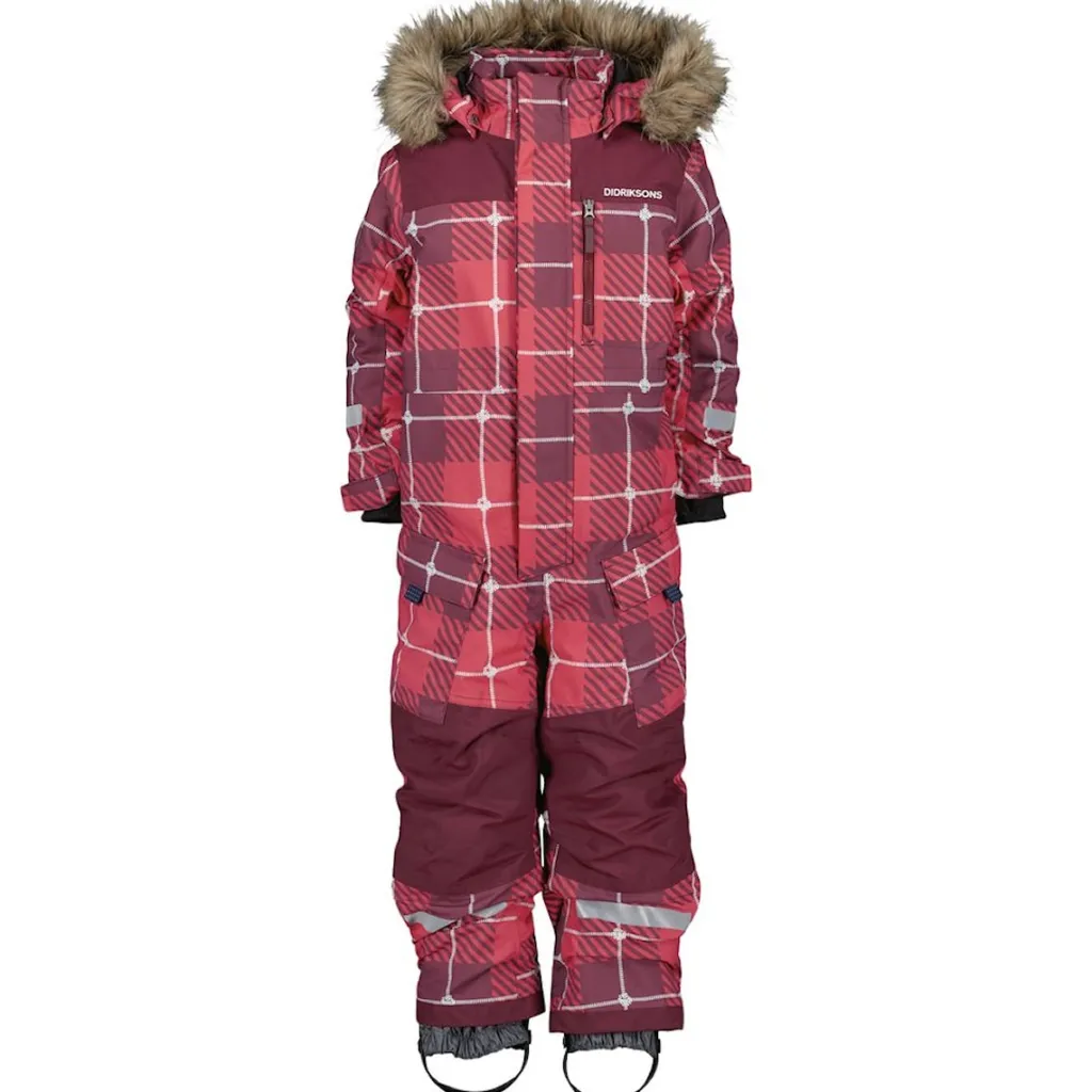 Online Polarbjörnen Winter Coveralls i Rusty Wine Overaller