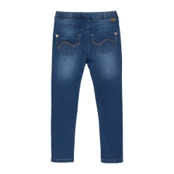Discount Power Stretch Jeggings Denimblå Barn Byxor & Shorts