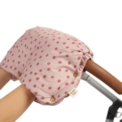 Prickiga Handmuffar Pink Mauve Barn Barnvagnstillbehör