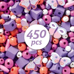 Sale Pärlor Av Trä Butterflies Kreativitet