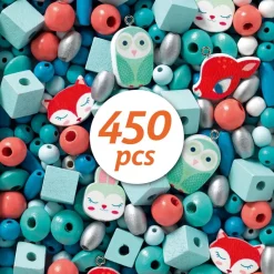 Pärlor Av Trä Small Animals Kreativitet