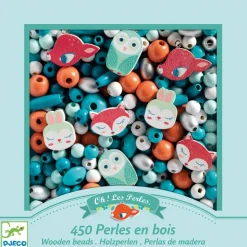Pärlor Av Trä Small Animals Kreativitet