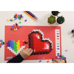 Puzzle By Number Hearts Byggset Byggklossar & Lego