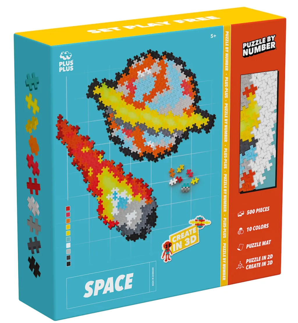 Outlet Puzzle By Number Space Byggset Byggklossar & Lego