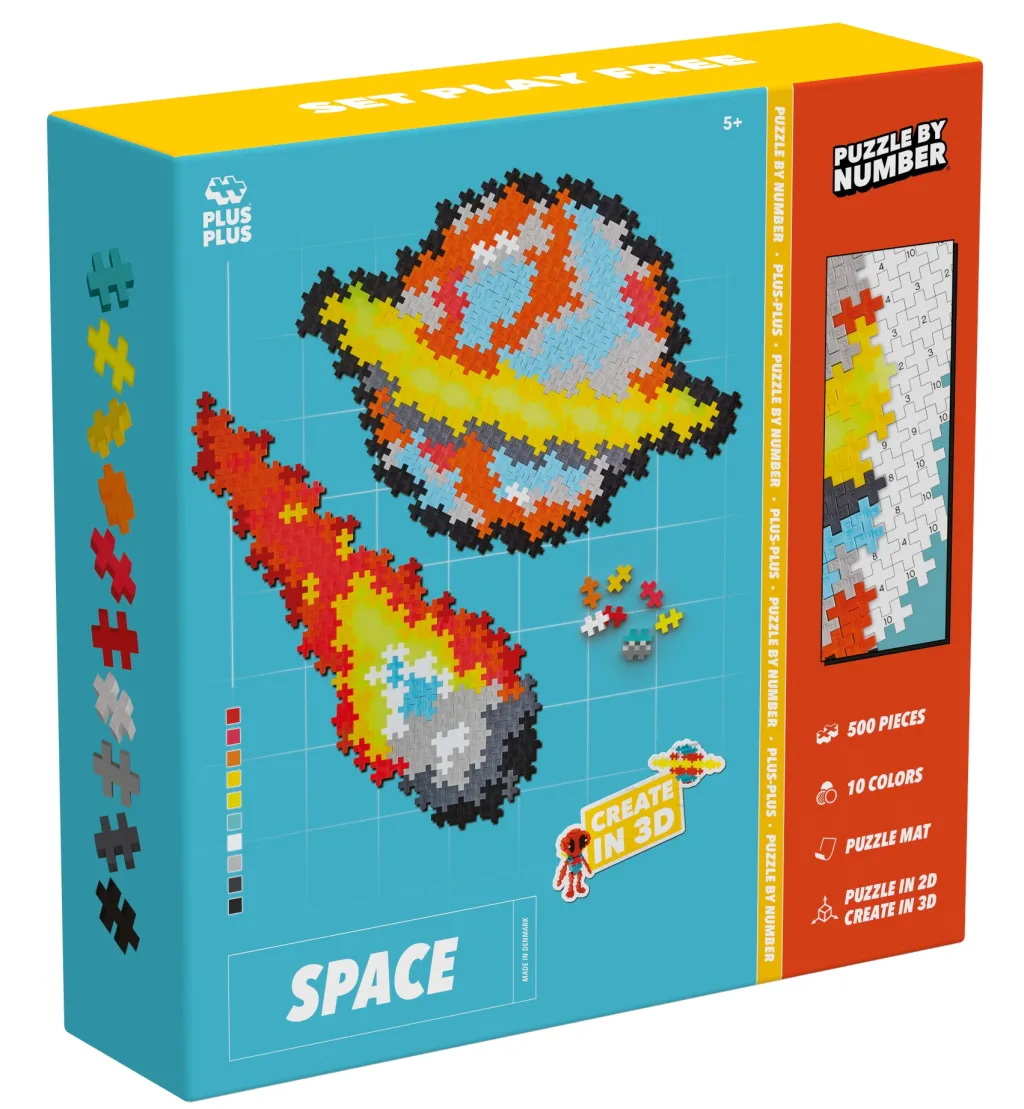 Outlet Puzzle By Number Space Byggset Byggklossar & Lego