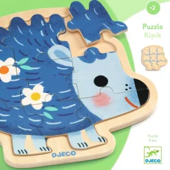 Outlet Puzzlo Kipic 9-delars Träpussel Spel & Pussel