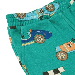 New Race Cars Mjukisbyxor Teal Barn Byxor & Shorts