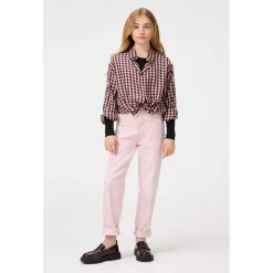 Rafa Shirt Rose Ginham Barn Tröjor & Toppar
