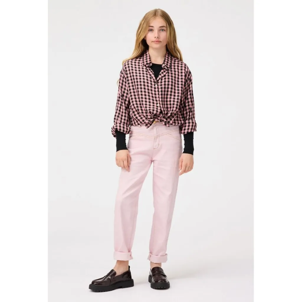 Rafa Shirt Rose Ginham Barn Tröjor & Toppar