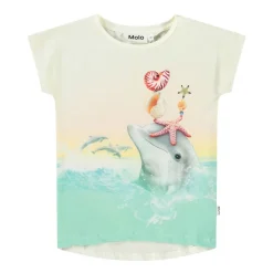 Ragnhilde Short Sleeve T-Shirt Wave Jumping Barn Tröjor & Toppar