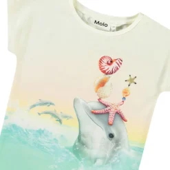 Ragnhilde Short Sleeve T-Shirt Wave Jumping Barn Tröjor & Toppar