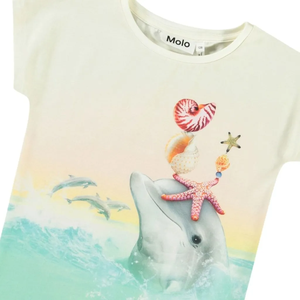 Ragnhilde Short Sleeve T-Shirt Wave Jumping Barn Tröjor & Toppar