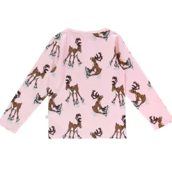 Clearance Raindeer Långärmad T-shirt Icy Pink Barn Tröjor & Toppar