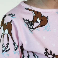 Clearance Raindeer Långärmad T-shirt Icy Pink Barn Tröjor & Toppar