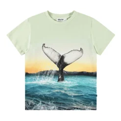 New Rame Short Sleeve T-Shirt Whale Tail Barn Tröjor & Toppar