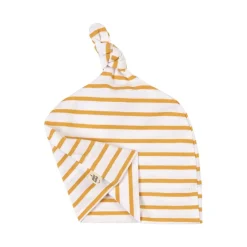 Online Randig Babymössa Gul Barn Accessoarer