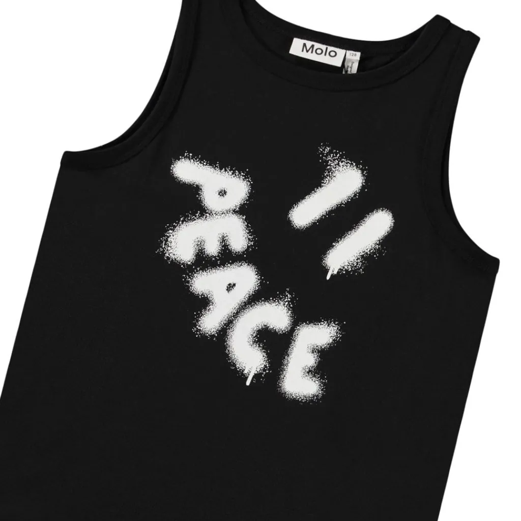 Clearance Rave Sleeveless Top Black Barn Tröjor & Toppar