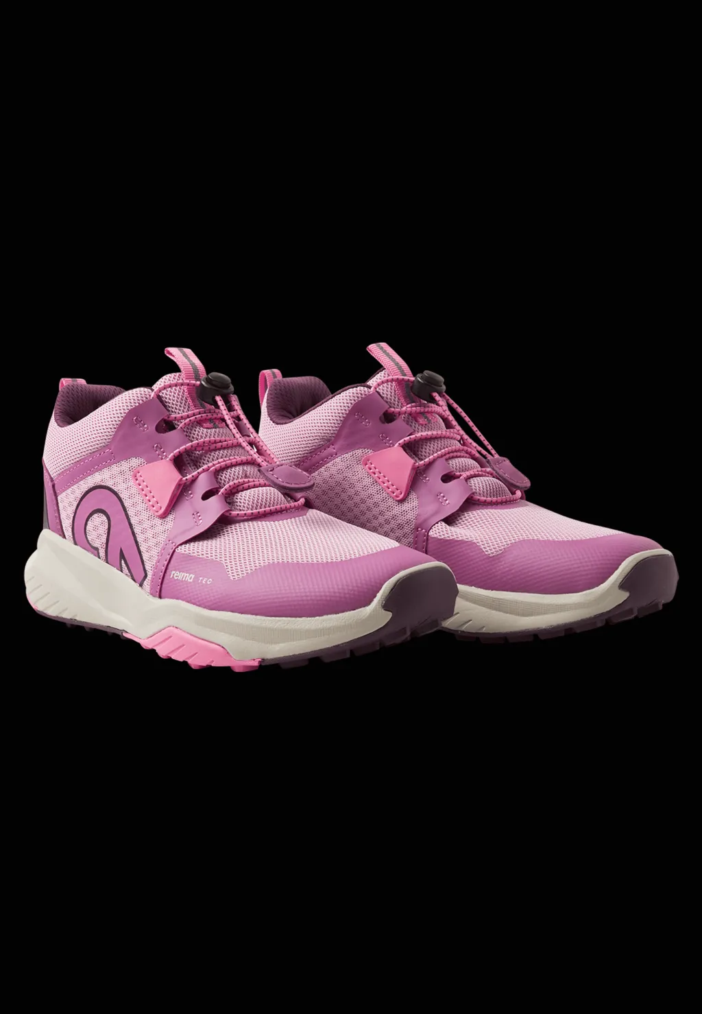 New Tec Rolling Steps Kiritin Vattentät High-Top Sneakers Grey Pink Barn Sneakers
