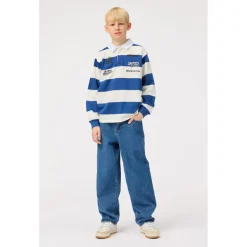 Online Relz Rugby Shirt Blue Noise Barn Tröjor & Toppar