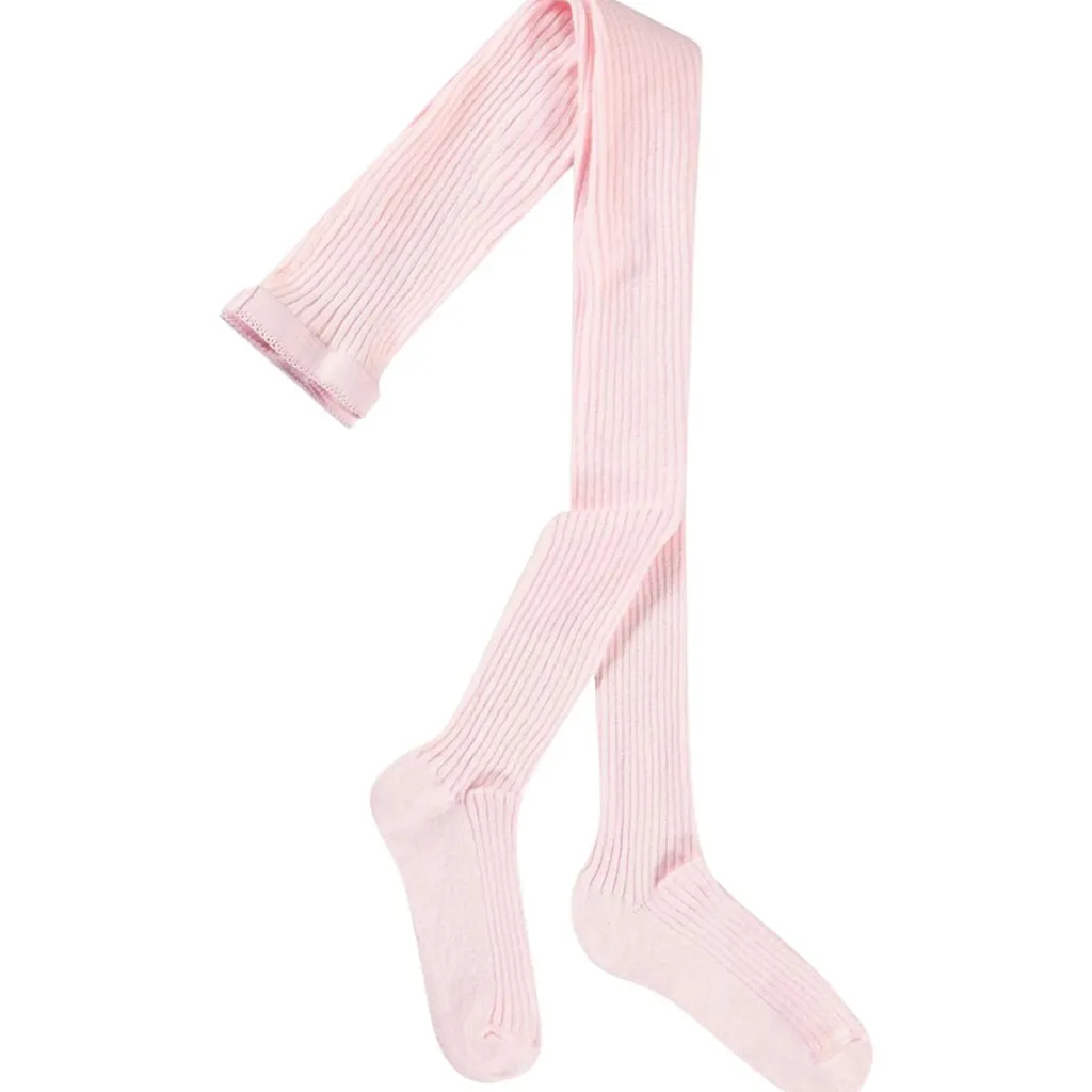 Sale Rib Tights Charlotte Pink Barn Underkläder