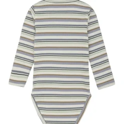Sale Ribbad Baby Body Blue Fog Barn Bodys & Bodysuits