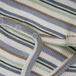 Sale Ribbad Baby Body Blue Fog Barn Bodys & Bodysuits
