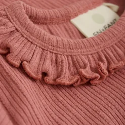 Outlet Ribbad T-shirt Old Rose Barn Tröjor & Toppar