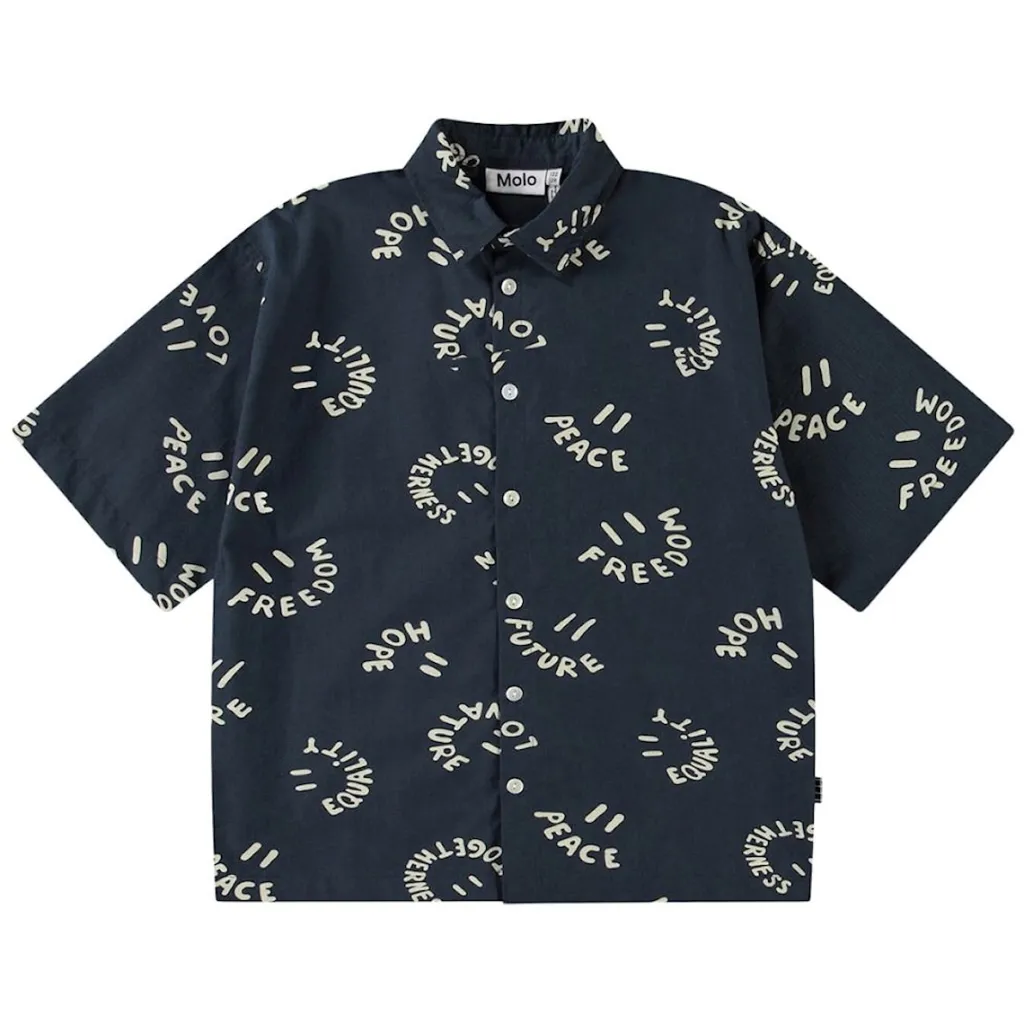Online Richie Long Sleeve Shirt Smile Words Barn Tröjor & Toppar