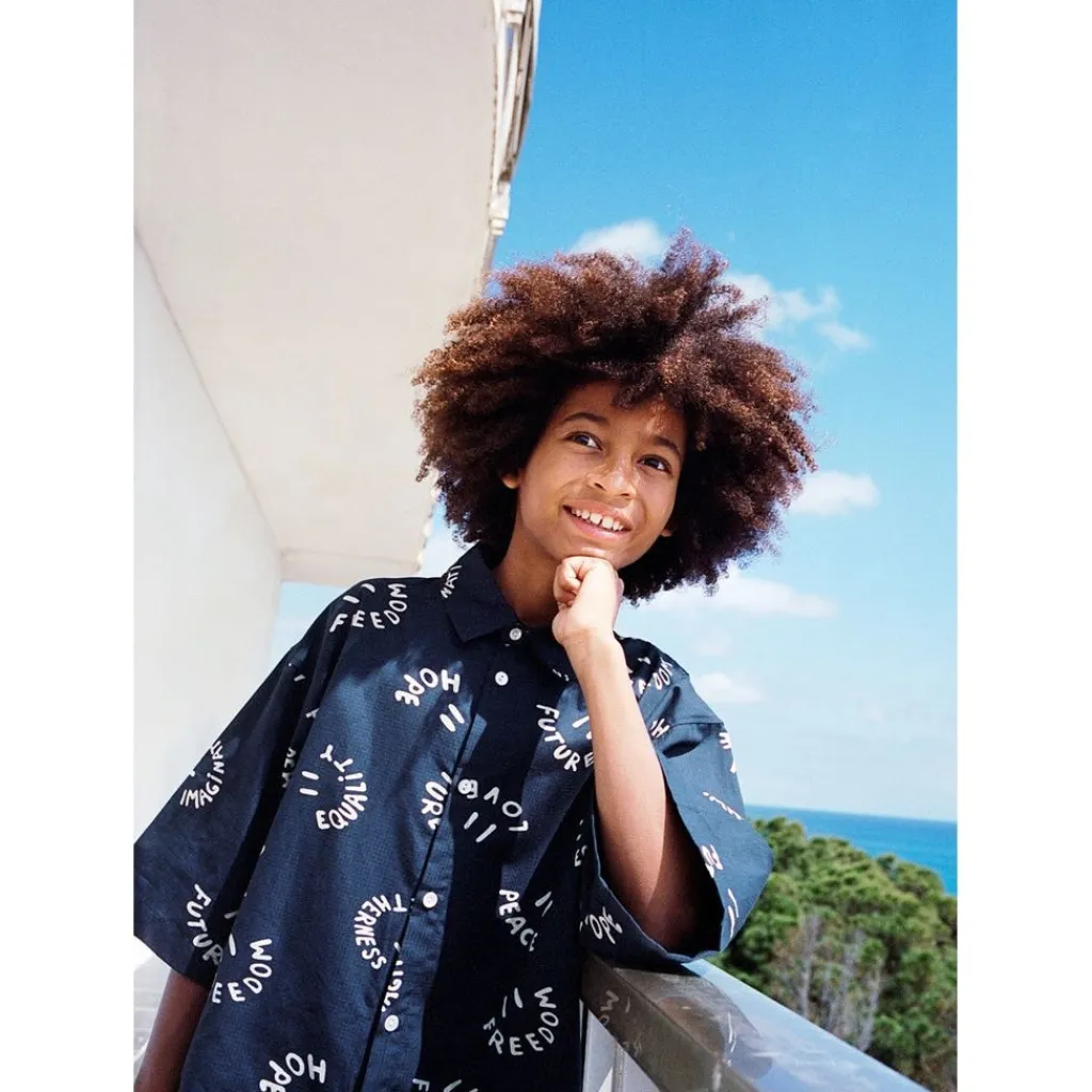 Online Richie Long Sleeve Shirt Smile Words Barn Tröjor & Toppar