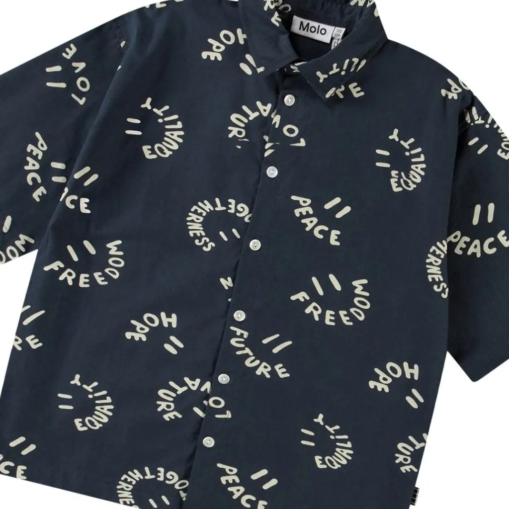 Online Richie Long Sleeve Shirt Smile Words Barn Tröjor & Toppar