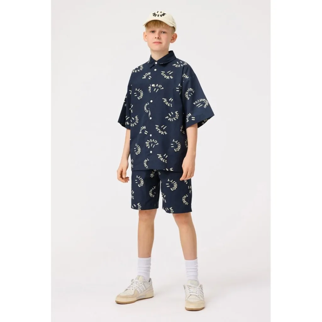 Online Richie Long Sleeve Shirt Smile Words Barn Tröjor & Toppar