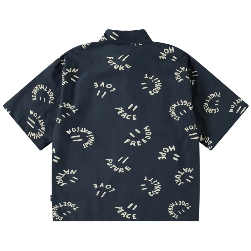 Online Richie Long Sleeve Shirt Smile Words Barn Tröjor & Toppar